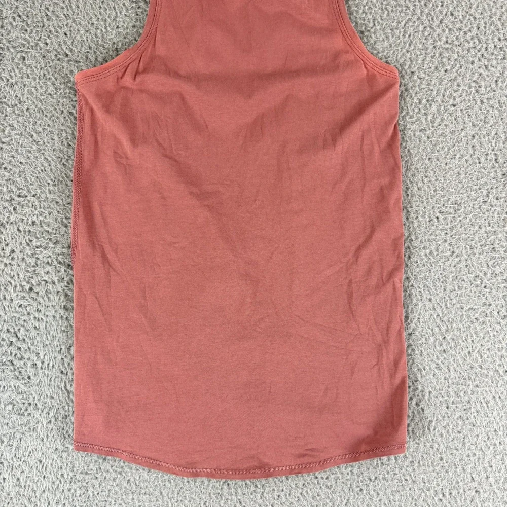 Lululemon All It Takes Tank Top Womens 4 Pink Tulip Back Yoga‎ Sleeveless Top